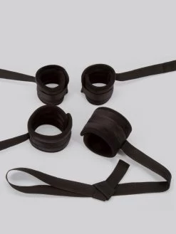 Bondage Boutique Kinky Couple Bedroom Restraint Kit (5 Piece) -Online Sex toys shop 57066 a32385 black 004