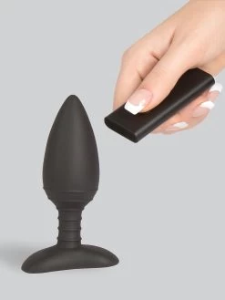 Nexus Ace Medium Extra Quiet Remote Control Vibrating Butt Plug -Online Sex toys shop 57098 a32407 black 004