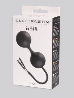 ElectraStim Lula Noir Silicone Kegel Balls With E-Stim 10 ElectraStim Lula Noir Silicone Kegel Balls With E-Stim -Online Sex toys shop 57123 a32420 black 003