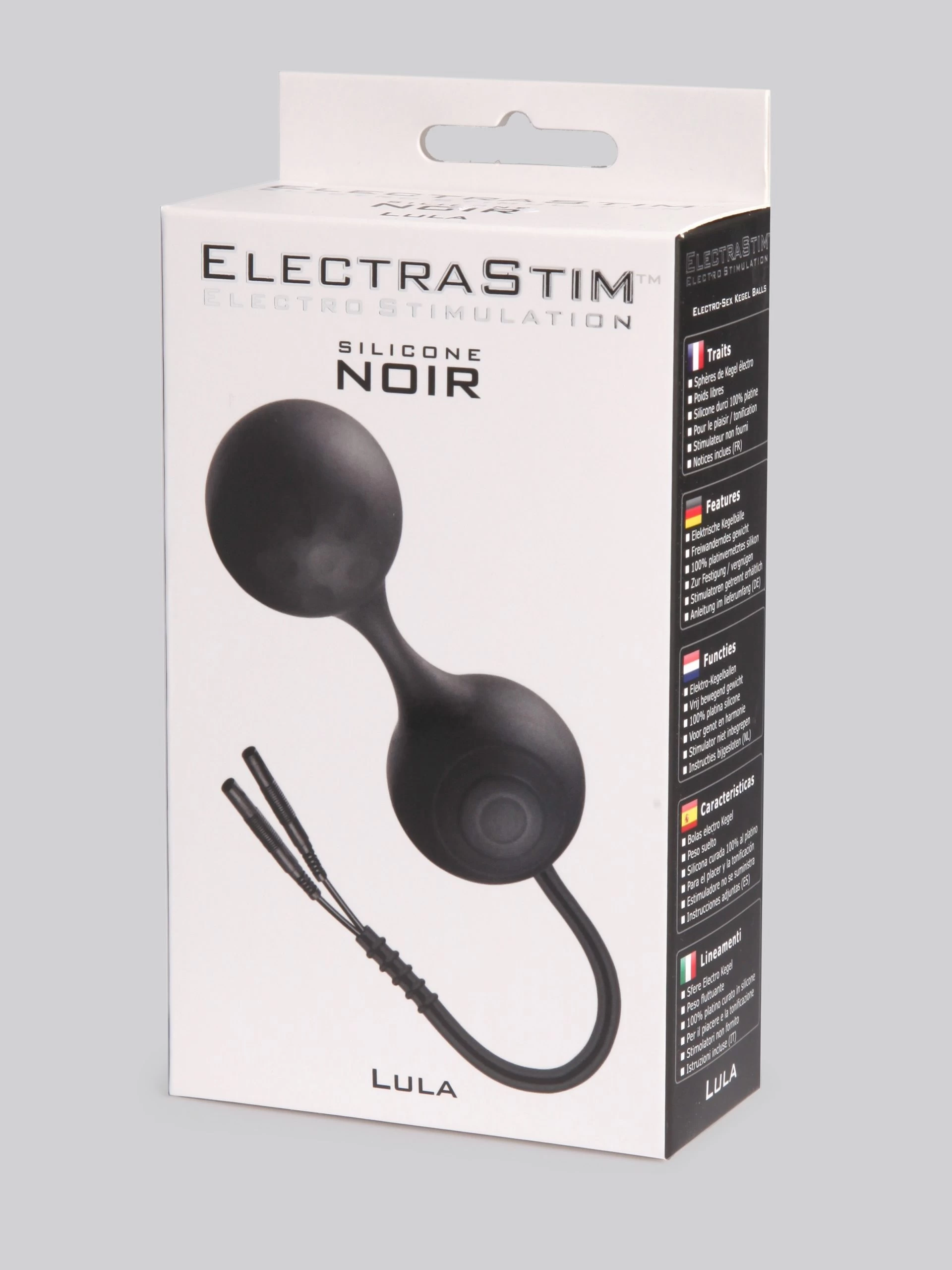 ElectraStim Lula Noir Silicone Kegel Balls With E-Stim 6 ElectraStim Lula Noir Silicone Kegel Balls With E-Stim - Image 4