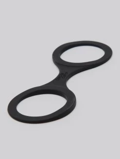 Quickie Cuffs Super-Strong Medium Silicone Restraints -Online Sex toys shop 57353 a32521 black 002