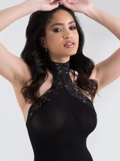 Lovehoney Black Halterneck Mini Dress -Online Sex toys shop 57739 a32655 black regular 004