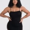 Lovehoney Plus Size Hourglass Black Mini Dress 2 Lovehoney Plus Size Hourglass Black Mini Dress -Online Sex toys shop 57744 a32659 black x size 000