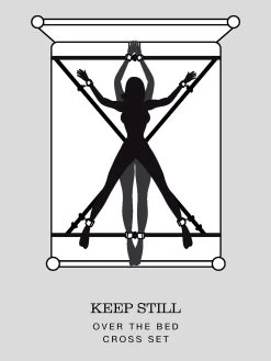 Fifty Shades Of Grey Keep Still Over The Bed Cross Restraint -Online Sex toys shop 57757 a32670 silver 003