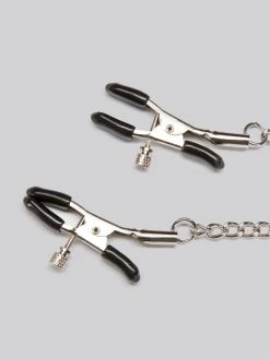 Bondage Boutique Adjustable Nipple Clamps And Clit Clamp -Online Sex toys shop 58046 a32756 silver 002