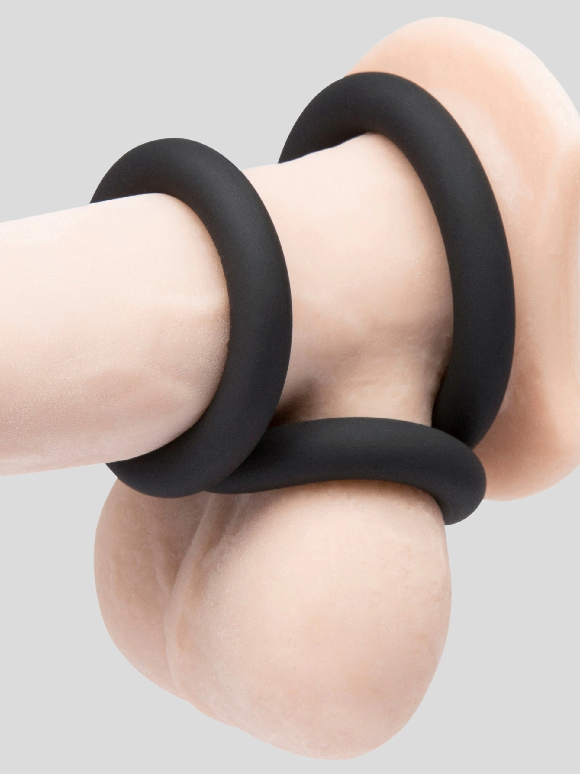 Lovehoney Get Hard Extra Thick Silicone Cock Ring Set (3 Count) 5 Lovehoney Get Hard Extra Thick Silicone Cock Ring Set (3 Count) - Image 3