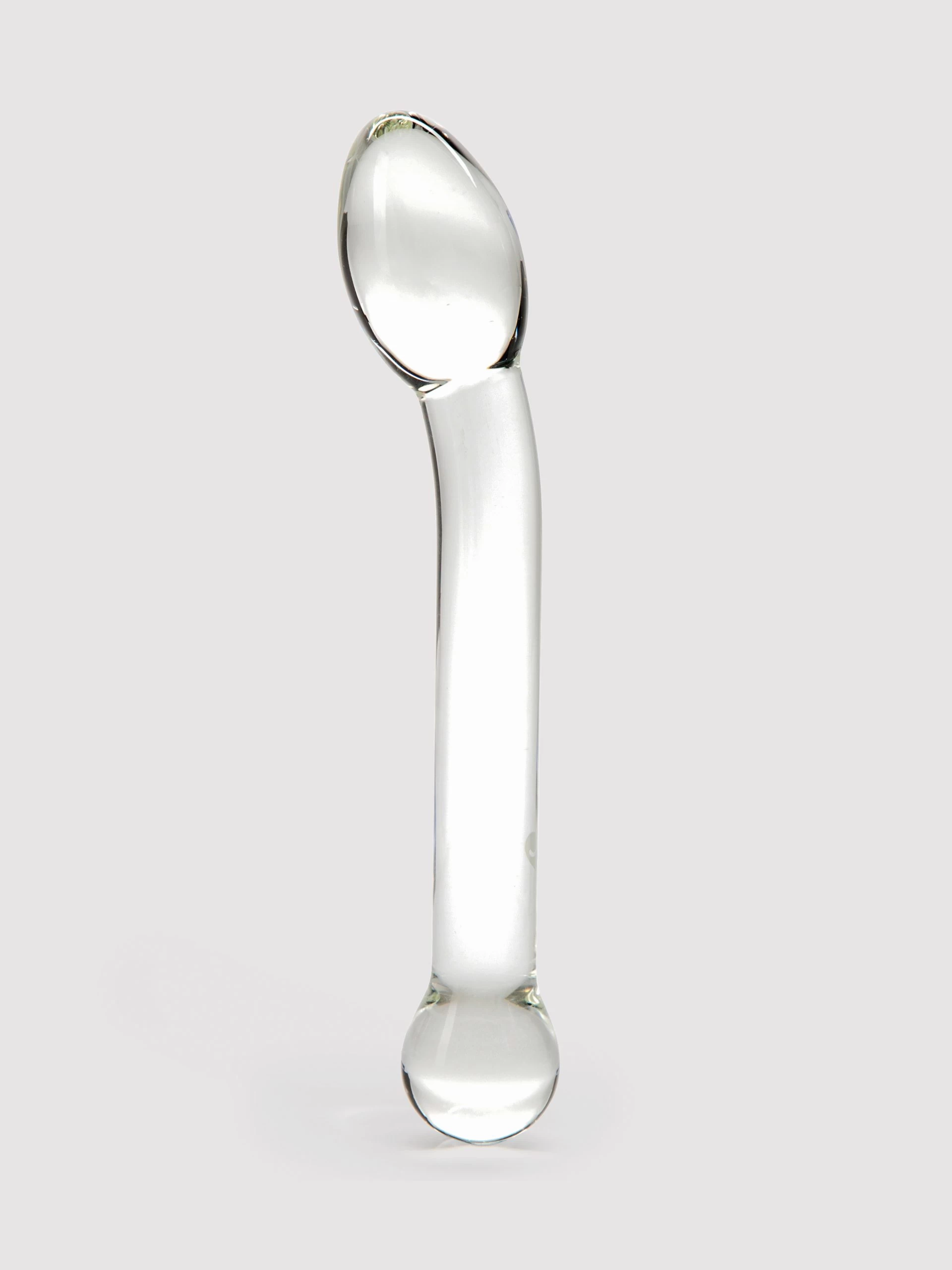 Lovehoney Slimline G-Spot Sensual Glass Dildo 3 Lovehoney Slimline G-Spot Sensual Glass Dildo