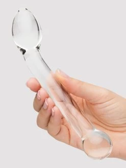 Lovehoney Slimline G-Spot Sensual Glass Dildo 11 Lovehoney Slimline G-Spot Sensual Glass Dildo -Online Sex toys shop 58322 a32877 clear 003