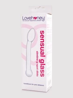 Lovehoney Slimline G-Spot Sensual Glass Dildo 13 Lovehoney Slimline G-Spot Sensual Glass Dildo -Online Sex toys shop 58322 a32877 clear 005