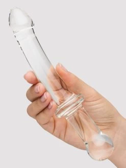 Lovehoney Realistic Sensual Glass Anal Dildo -Online Sex toys shop 58336 a32885 clear 003