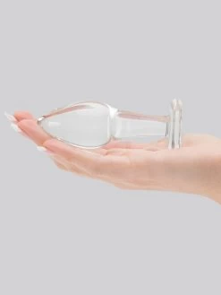 Lovehoney Pure Pleasure Sensual Glass Butt Plug -Online Sex toys shop 58338 a32887 clear 003
