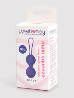 Lovehoney Main Squeeze Heavy Double Kegel Balls 3.2oz 9 Lovehoney Main Squeeze Heavy Double Kegel Balls 3.2oz -Online Sex toys shop 58425 a32949 purple 003
