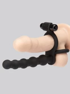 Lovehoney Double Fun Vibrating Beaded Double Penetration Strap-On