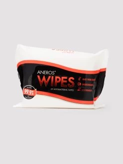 Aneros Antibacterial Sex Toy And Body Wipes (25 Count)