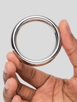 DOMINIX Deluxe 1.75 Inch Stainless Steel Donut Cock Ring -Online Sex toys shop 58875 a33173 silver 002