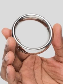 DOMINIX Deluxe 1.9 Inch Stainless Steel Donut Cock Ring -Online Sex toys shop 58876 a33174 silver 002