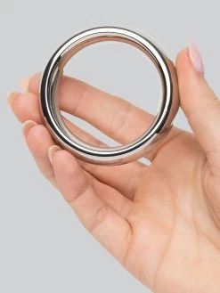 DOMINIX Deluxe 1.9 Inch Stainless Steel Donut Cock Ring -Online Sex toys shop 58876 a33174 silver 003