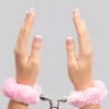 Bondage Boutique Pink Furry Handcuffs