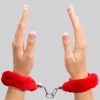 Lovehoney Red Furry Handcuffs -Online Sex toys shop 59301 a80 red 000
