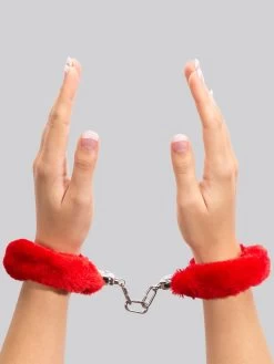 Lovehoney Red Furry Handcuffs
