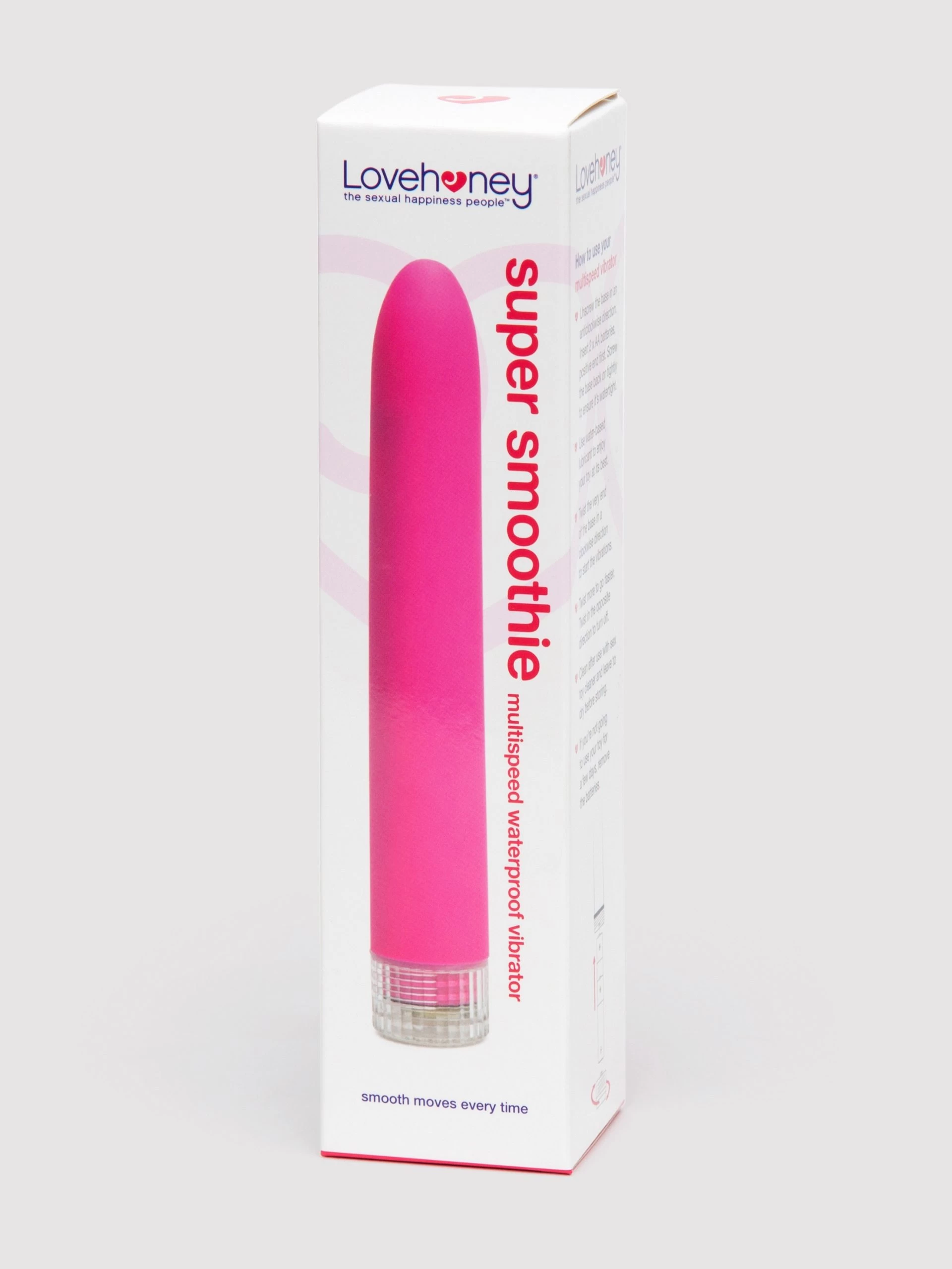 Lovehoney Super Smoothie Classic Vibrator 7 Inch 7 Lovehoney Super Smoothie Classic Vibrator 7 Inch - Image 5