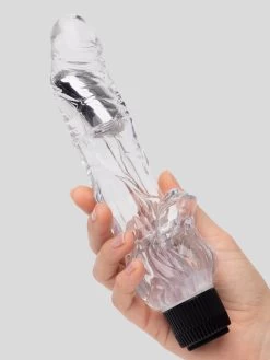 Lovehoney Triple Tickler Realistic Clear G-Spot Dildo Vibrator 5.5 Inch -Online Sex toys shop 59518 a410 clear 002