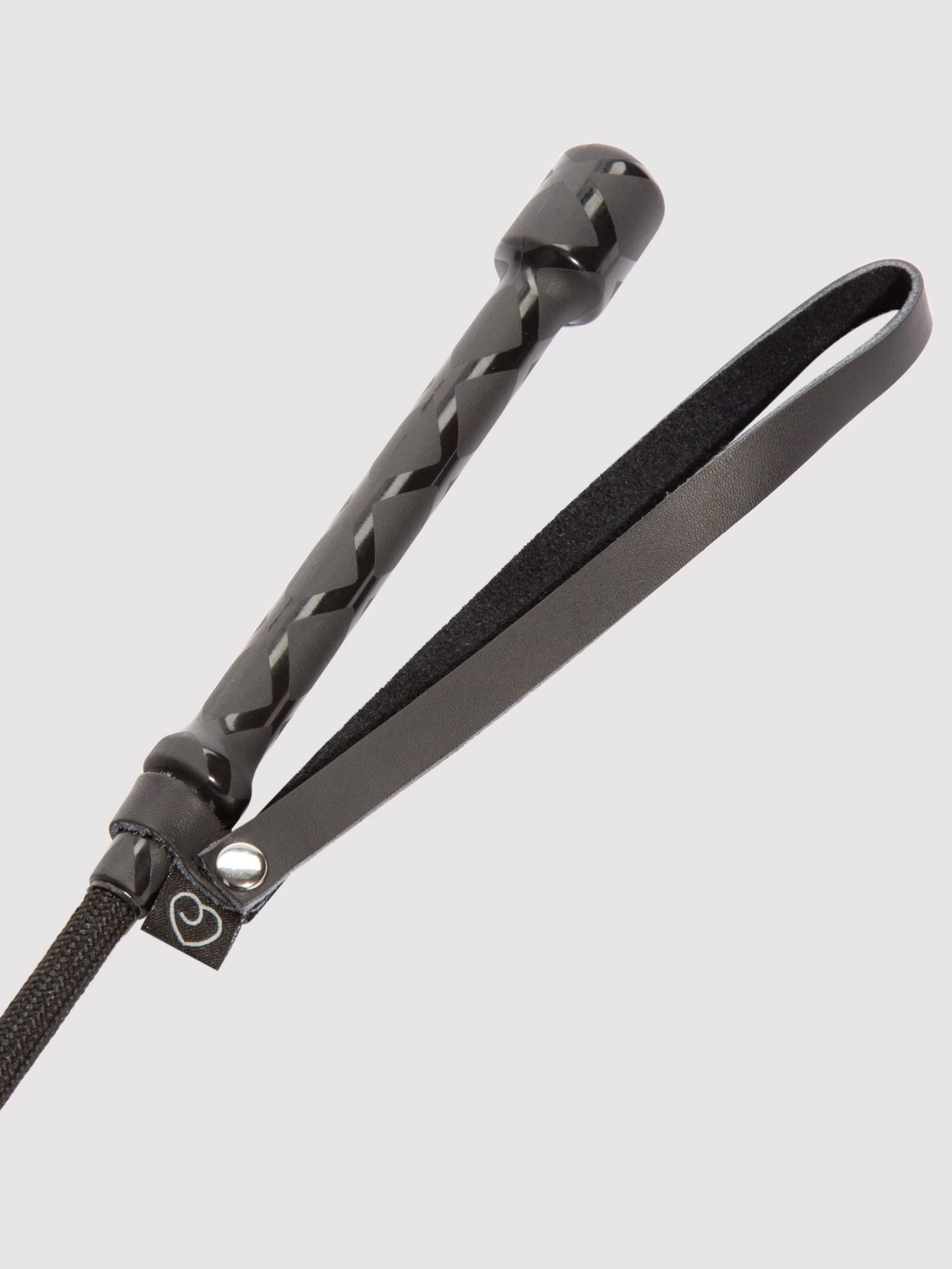 Lovehoney Black Heart Riding Crop 5 Lovehoney Black Heart Riding Crop - Image 3