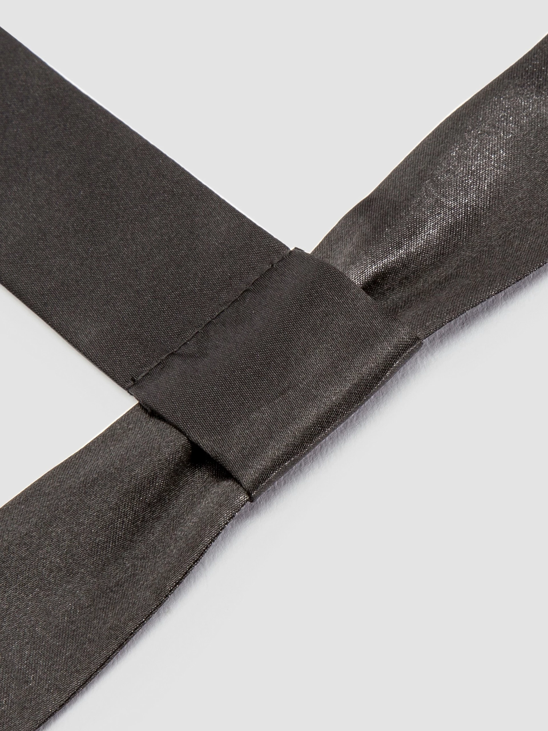 Lovehoney Silky Black Bondage Restraints (4 Pack) 5 Lovehoney Silky Black Bondage Restraints (4 Pack) - Image 3