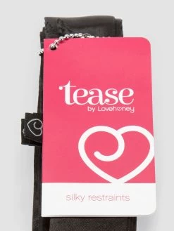Lovehoney Silky Black Bondage Restraints (4 Pack) 11 Lovehoney Silky Black Bondage Restraints (4 Pack) -Online Sex toys shop 60068 a33637 black 003
