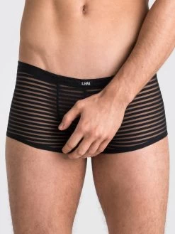 LHM Stripe Mesh Open Back Boxer Shorts
