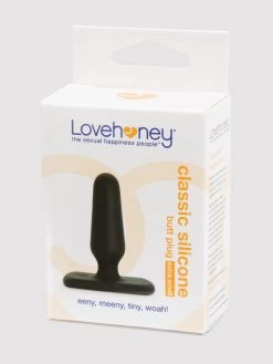 Lovehoney Classic Silicone Extra Petite Beginner's Butt Plug 13 Lovehoney Classic Silicone Extra Petite Beginner's Butt Plug -Online Sex toys shop 60923 a33939 black 005