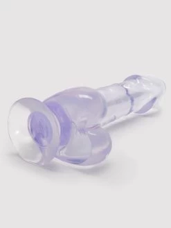 Ice Gem Realistic Suction Cup Dildo With Balls 6 Inch -Online Sex toys shop 60955 a33963 clear 003