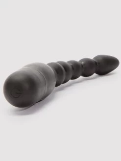 Magic Missile Vibrating Ribbed Silicone Male Prostate Massager -Online Sex toys shop 60958 a33966 black 003