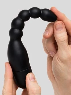 Magic Missile Vibrating Ribbed Silicone Male Prostate Massager -Online Sex toys shop 60958 a33966 black 005