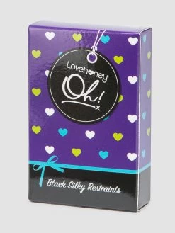 Lovehoney Oh! Silky Bondage Restraints -Online Sex toys shop 60974 a33979 black 004