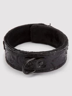Bondage Boutique Black Rose Faux Fur Lined Collar And Lead Set 8 Bondage Boutique Black Rose Faux Fur Lined Collar And Lead Set -Online Sex toys shop 61008 a34010 black 002