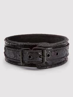 Bondage Boutique Black Rose Faux Fur Lined Collar And Lead Set 9 Bondage Boutique Black Rose Faux Fur Lined Collar And Lead Set -Online Sex toys shop 61008 a34010 black 003