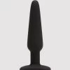 Lovehoney Classic Silicone Slimline Medium Butt Plug -Online Sex toys shop 61619 a34318 black 000