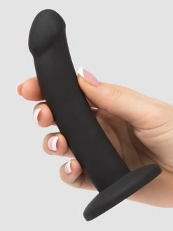Lovehoney Curved Silicone Suction Cup Dildo 5.5 Inch 11 Lovehoney Curved Silicone Suction Cup Dildo 5.5 Inch -Online Sex toys shop 62632 a34638 black 004
