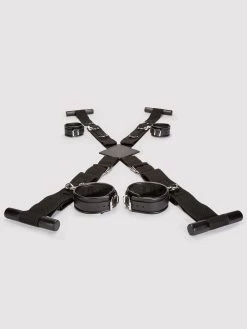 DOMINIX Deluxe Over The Door Cross Position Restraint Kit -Online Sex toys shop 62701 a34664 black 001