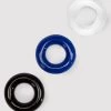 BASICS Donut Cock Ring Multipack (3 Count) -Online Sex toys shop 63177 a34881 clear 000