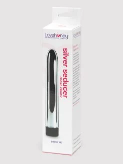 Lovehoney Silver Seducer Classic Vibrator 6 Inch -Online Sex toys shop 63328 a34952 silver 003