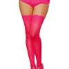 Dreamgirl Hot Pink Lace Top Thigh Highs -Online Sex toys shop 63544 a35084 pink x size 000