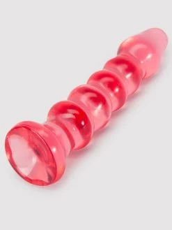 Doc Johnson Crystal Jellies Ribbed Anal Starter Dildo 5 Inch -Online Sex toys shop 63915 a35165 pink 001