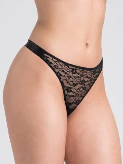 Lovehoney Unwrap Me Women's Black Thong -Online Sex toys shop 64017 a34025 black regular 001