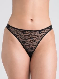 Lovehoney Unwrap Me Women's Black Thong -Online Sex toys shop 64017 a34025 black regular 003