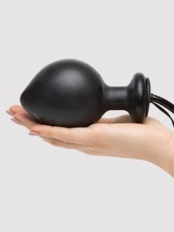 Lovehoney Vibrating Inflatable Butt Plug 4.5 Inch -Online Sex toys shop 6406 a6406 black 004