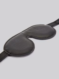 DOMINIX Deluxe Padded Leather Blindfold -Online Sex toys shop 64420 a35334 black 005