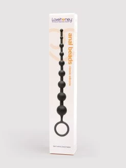 Lovehoney Classic Silicone Anal Beads 10 Inch -Online Sex toys shop 64858 a35504 black 003