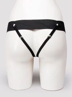 Lovehoney Perfect Partner Unisex Hollow 10 Function Vibrating Strap-On 8 Inch -Online Sex toys shop 65268 a35672 purple 002